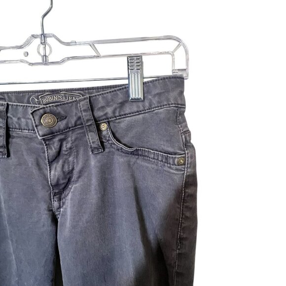 Robins Jean Womens Black Slim Fit Denim Jeans Size 25 - Picture 3 of 10